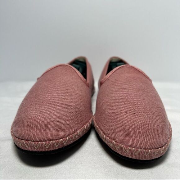 J Crew Venetian Canvas Pink Loafers Slip On 6.5 - Picture 2 of 9
